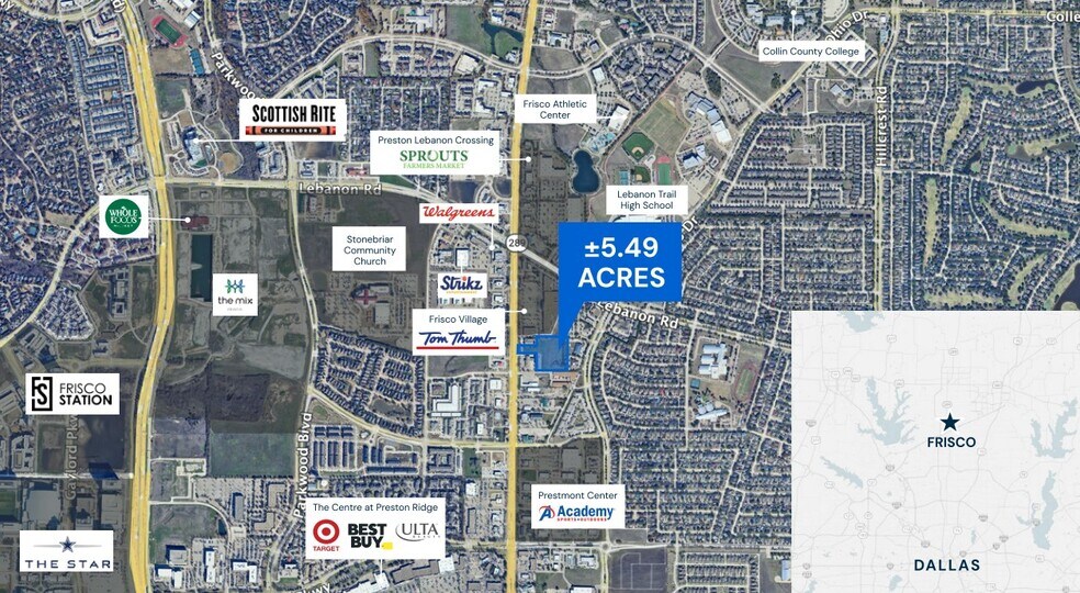 Primary Photo Of 4600 Preston Rd, Frisco Land For Sale
