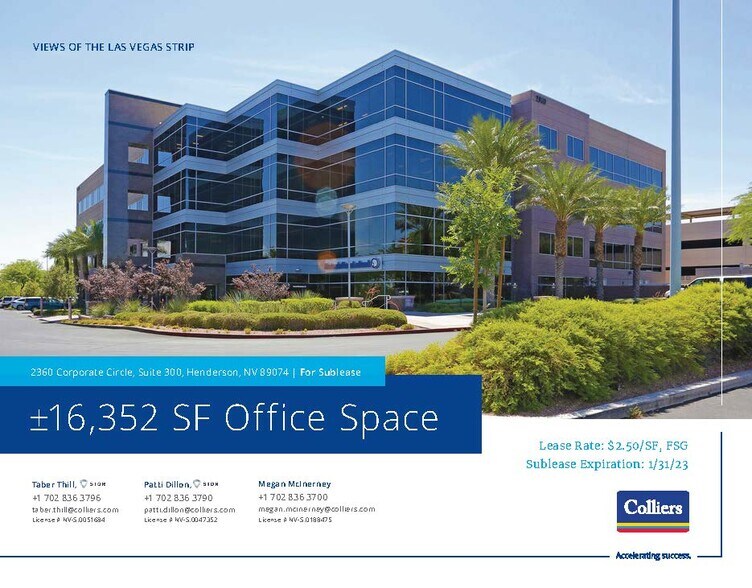More Photos Of 2360 Corporate Cir, Henderson Office For Lease