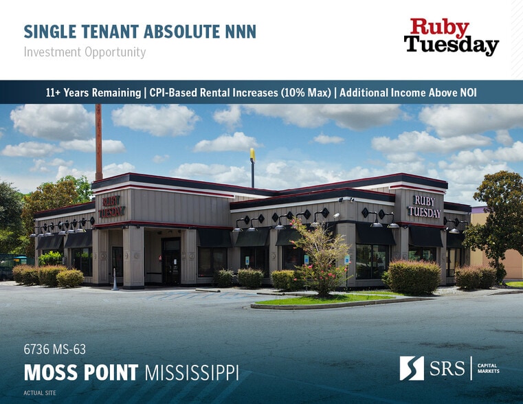 Primary Photo Of 6736 Highway 63, Moss Point Restaurant For Sale