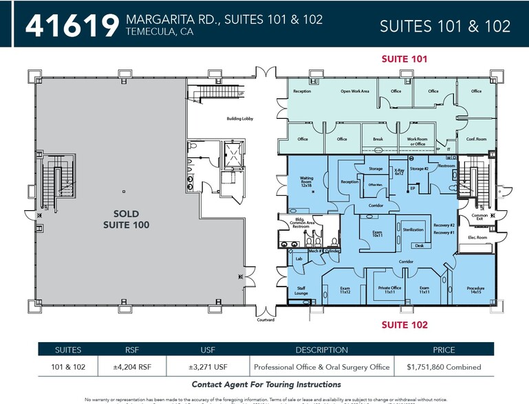 More Photos Of 41619 Margarita Rd, Temecula Medical For Sale