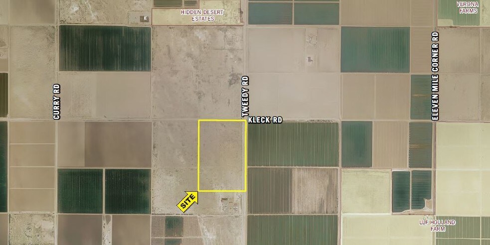 Primary Photo Of E Tweedy Rd @ N Kleck Rd, Casa Grande Land For Sale
