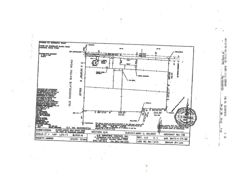 More Photos Of 14801 Old Chocolate Bayou Rd, Houston Land For Sale