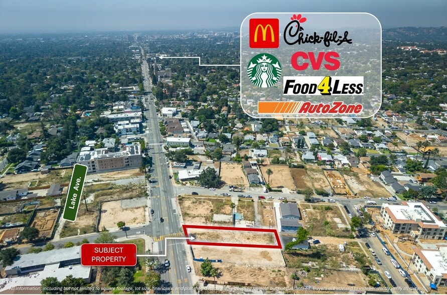 More Photos Of 2117 Lake Ave, Altadena Land For Sale