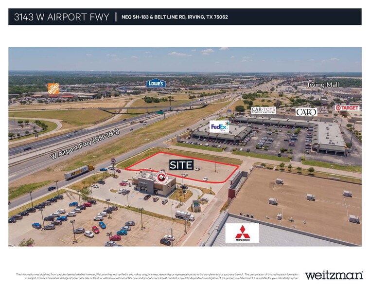 More Photos Of 3143 W Airport Fwy, Irving Land For Lease
