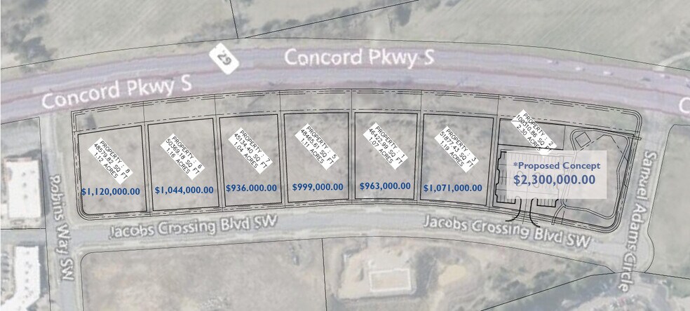 Primary Photo Of 3420 Jacobs Crossing Blvd, Concord Land For Sale