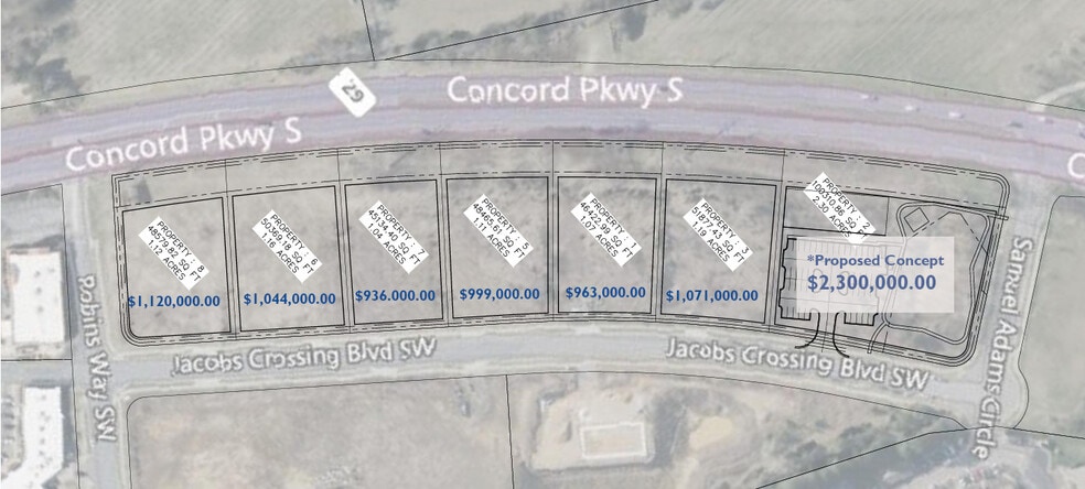 More Photos Of 3420 Jacobs Crossing Blvd, Concord Land For Sale