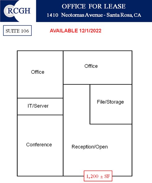 More Photos Of 1410 Neotomas Ave, Santa Rosa Office For Lease