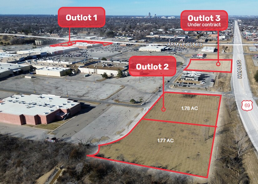 Primary Photo Of 1111 E Army Post Rd, Des Moines Land For Lease