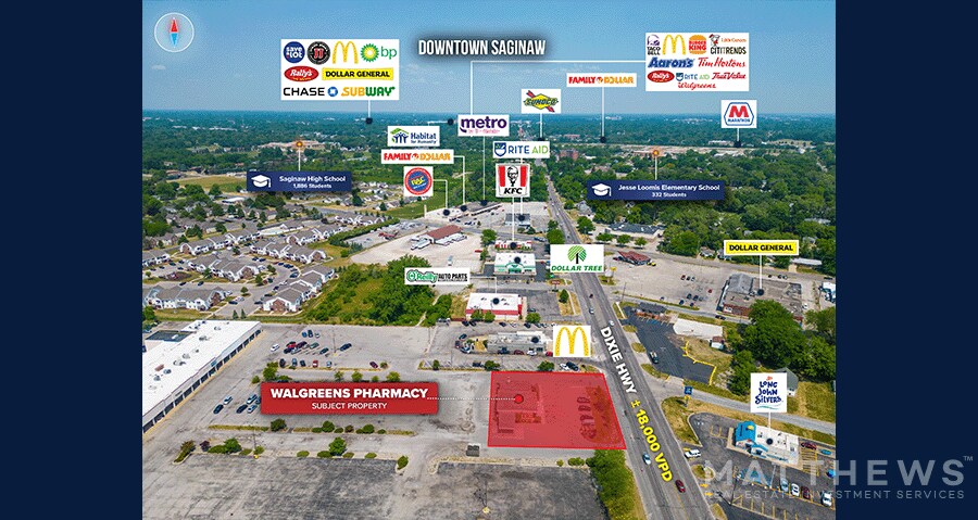 More Photos Of 3730 Dixie Hwy, Saginaw Drugstore For Sale