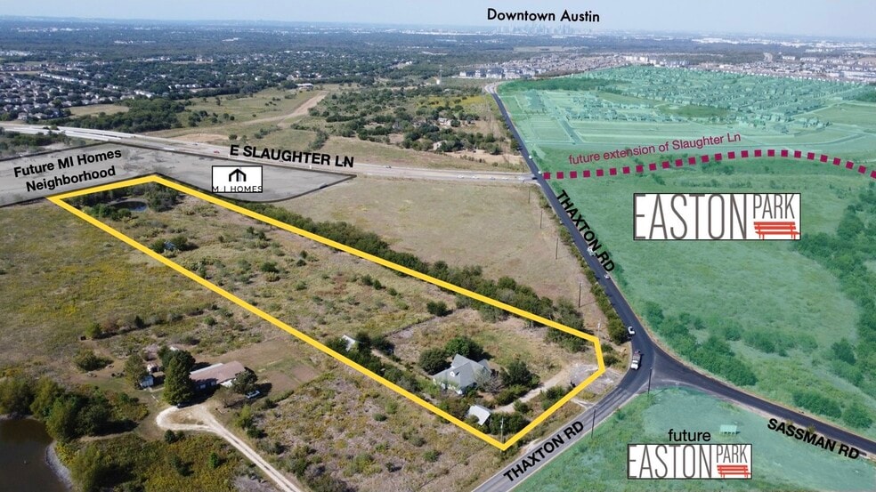 More Photos Of Thaxton and Sassman Intersection, Austin Land For Sale