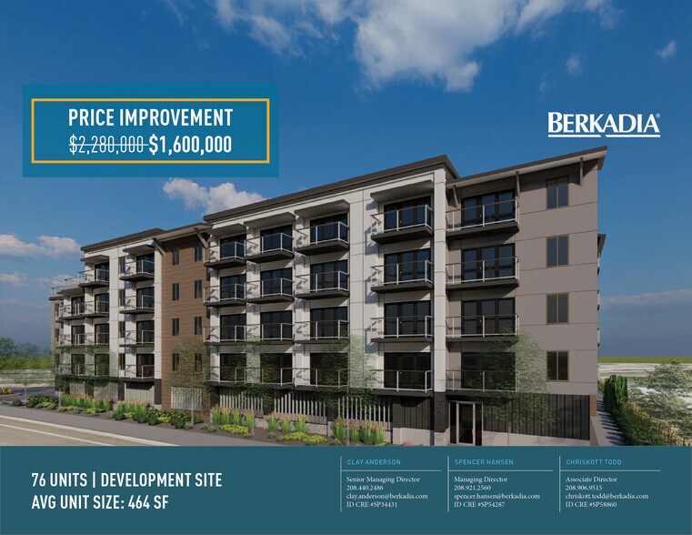 Primary Photo Of 709 N Cole Rd, Boise Land For Sale