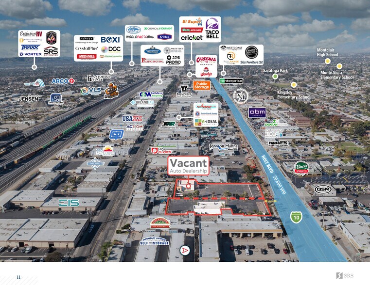 More Photos Of 1153 W Holt Blvd, Ontario Auto Dealership For Lease