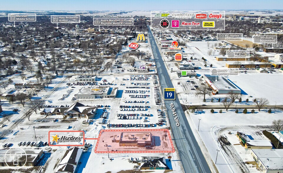 More Photos Of 1402 E College Dr, Marshall Fast Food For Lease