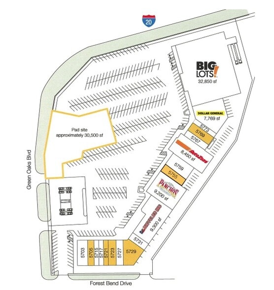 More Photos Of 5701-5781 SW Green Oaks Blvd, Arlington Unknown For Lease