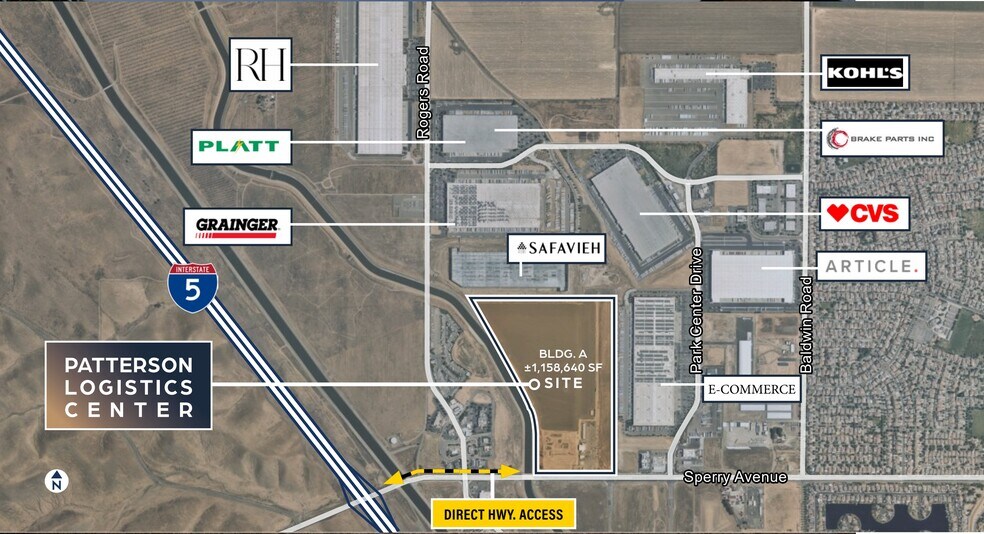 More Photos Of Sperry Ave, Patterson Distribution For Lease