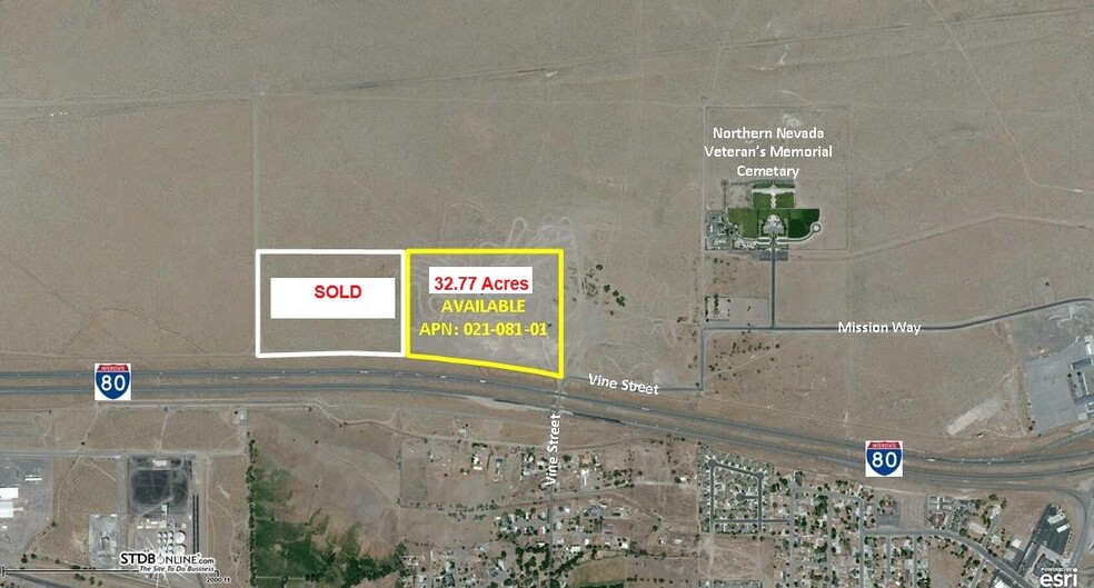 Primary Photo Of Vine St Interstate 80, Fernley Land For Sale