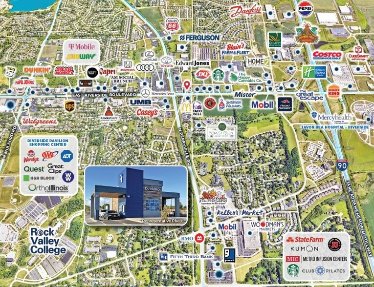 More Photos Of 6950 E Riverside Blvd, Loves Park General Retail For Sale