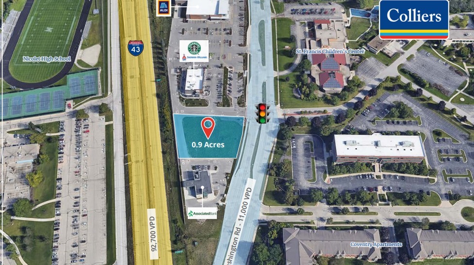 Primary Photo Of Port Washington/I-43 & Greentree Rd, Milwaukee Land For Lease