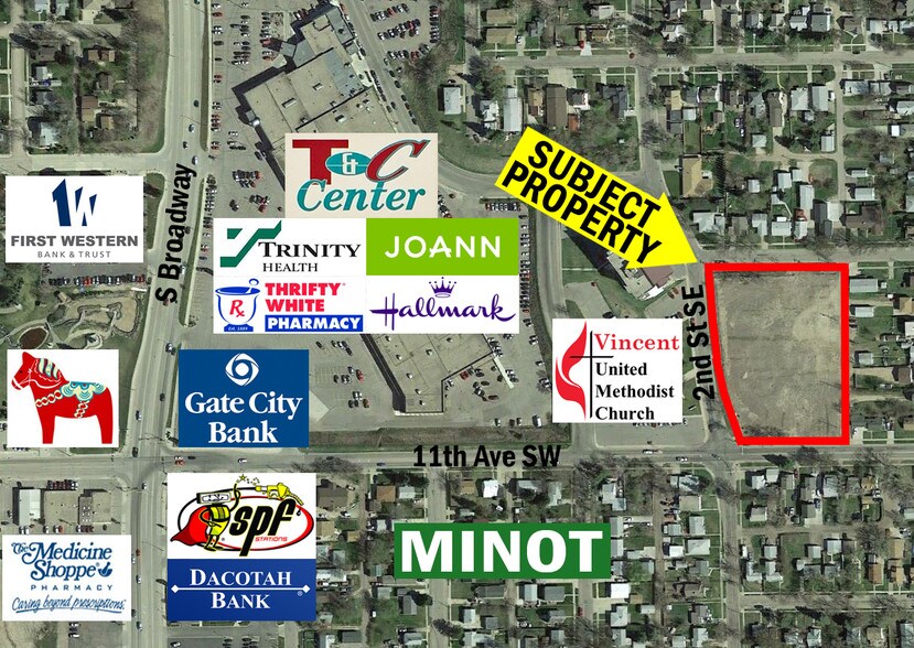 More Photos Of 1001 2nd St SE, Minot Land For Sale
