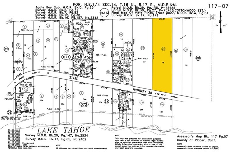 More Photos Of 6873 N Lake Blvd, Tahoe Vista Land For Sale