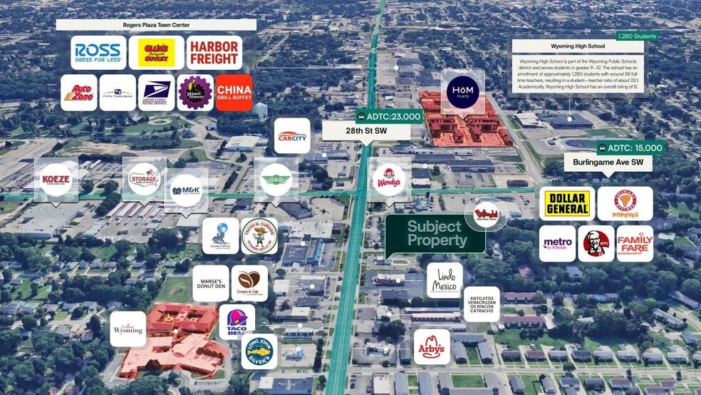 More Photos Of 1730 28th St SW, Wyoming Fast Food For Sale