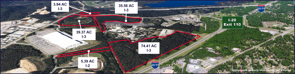 More Photos Of Powder Plant Road & I-20, Bessemer Land For Sale