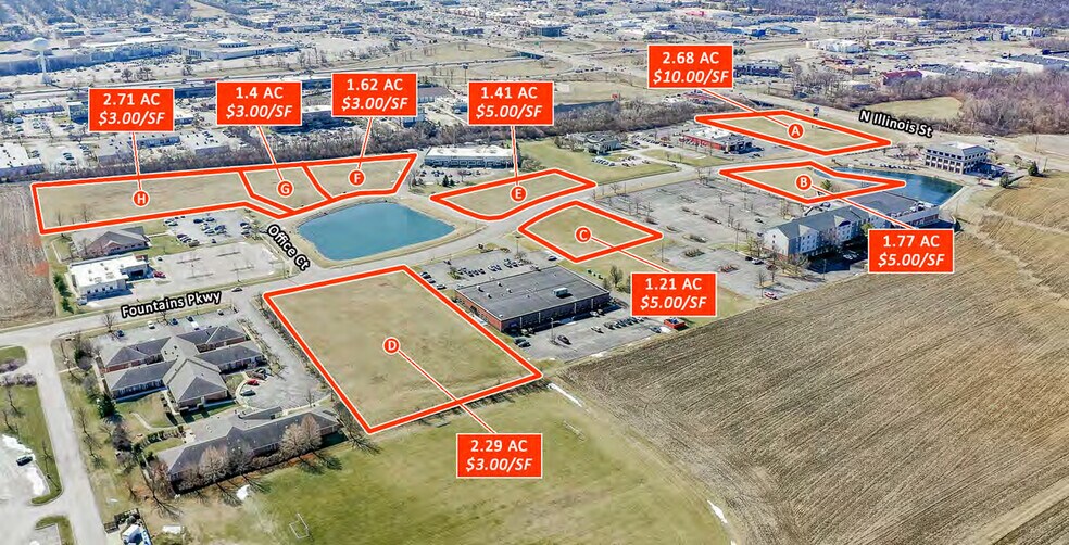 Primary Photo Of The Fountains at Fairview, Fairview Heights Land For Sale