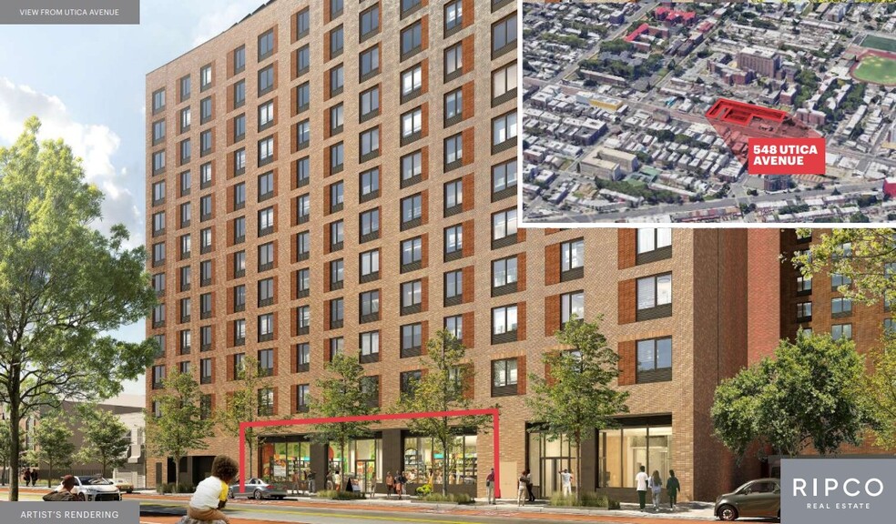 Primary Photo Of 548 Utica Ave, Brooklyn Apartments For Lease