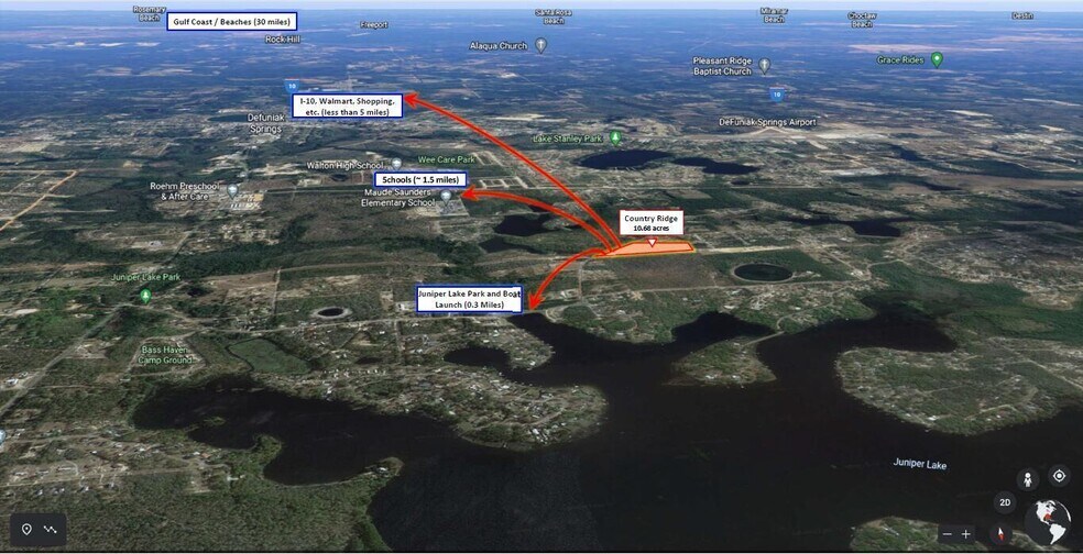 More Photos Of TBD Juniper Lake Road, Defuniak Springs Land For Sale