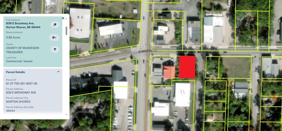 More Photos Of 839 E Broadway Ave, Norton Shores Land For Sale