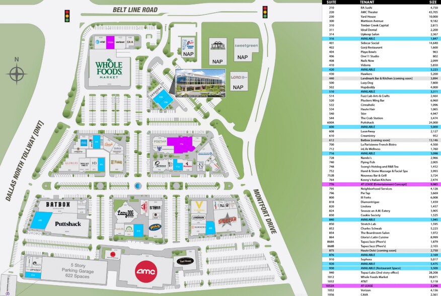 More Photos Of 5100 Belt Line Rd, Dallas General Retail For Lease