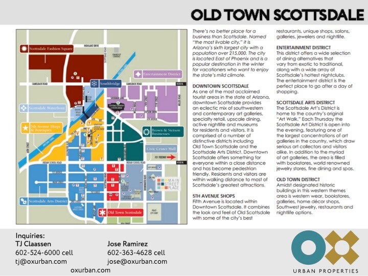 More Photos Of 4164 N Marshall Way, Scottsdale Restaurant For Lease