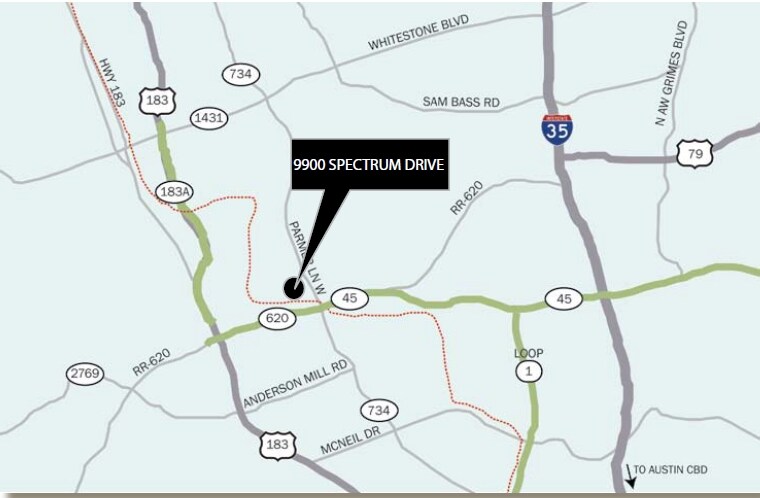 More Photos Of 9900 Spectrum Dr, Austin Office For Sale