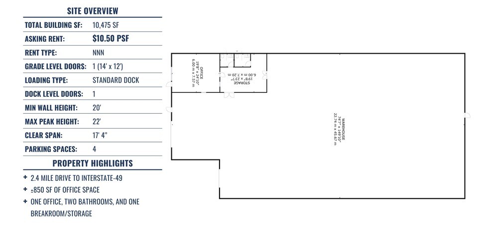 More Photos Of 413 Albano Dr, Springdale Warehouse For Lease