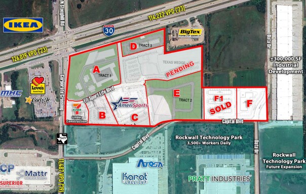 More Photos Of SEC I-30 & FM 549, Rockwall Land For Sale