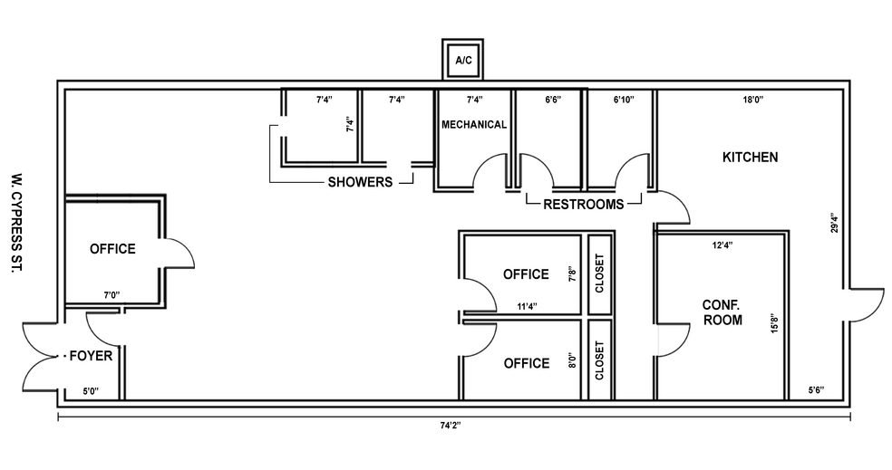 More Photos Of 3652 W Cypress St, Tampa Freestanding For Lease