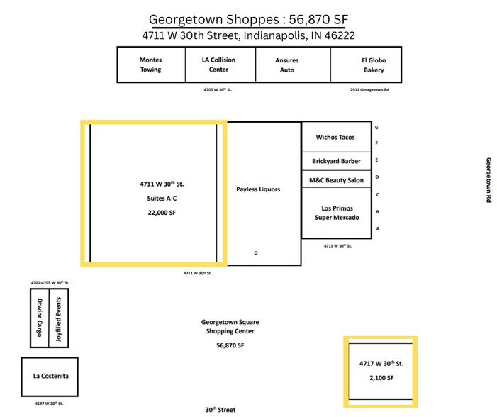 More Photos Of 4717 W 30th St, Indianapolis Unknown For Lease