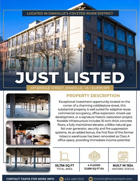 More Photos Of 417 Bridge St, Danville Office For Sale