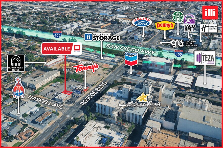 Primary Photo Of 15753-15759 Roscoe Blvd, North Hills General Retail For Lease