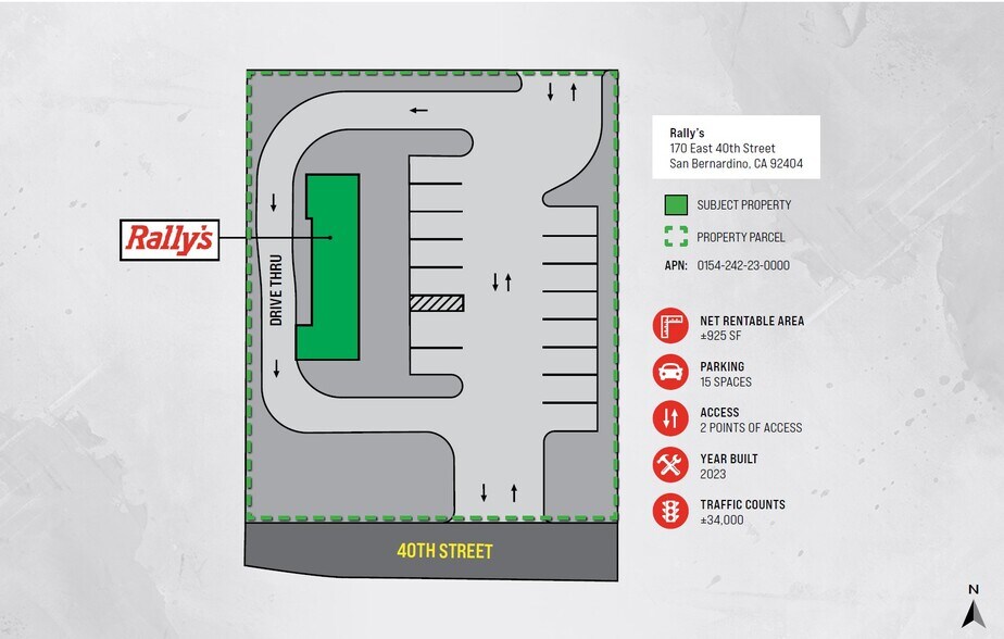 More Photos Of 170 E 40th St, San Bernardino Fast Food For Lease