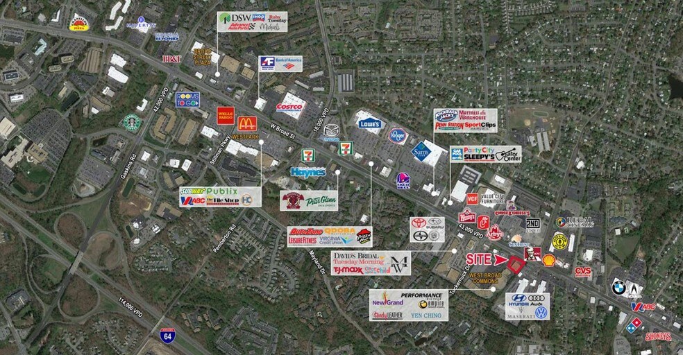 More Photos Of 9011-9019 W Broad St, Richmond Storefront For Lease