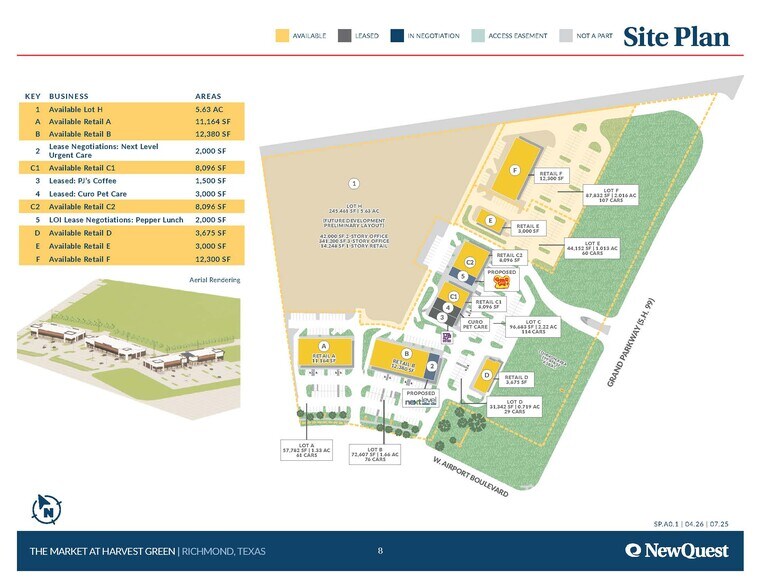 More Photos Of NWC W Grand Parkway S & W Airport Blvd, Richmond Land For Lease