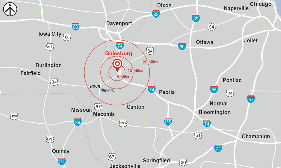 More Photos Of 100 N Seminary St, Galesburg Freestanding For Sale