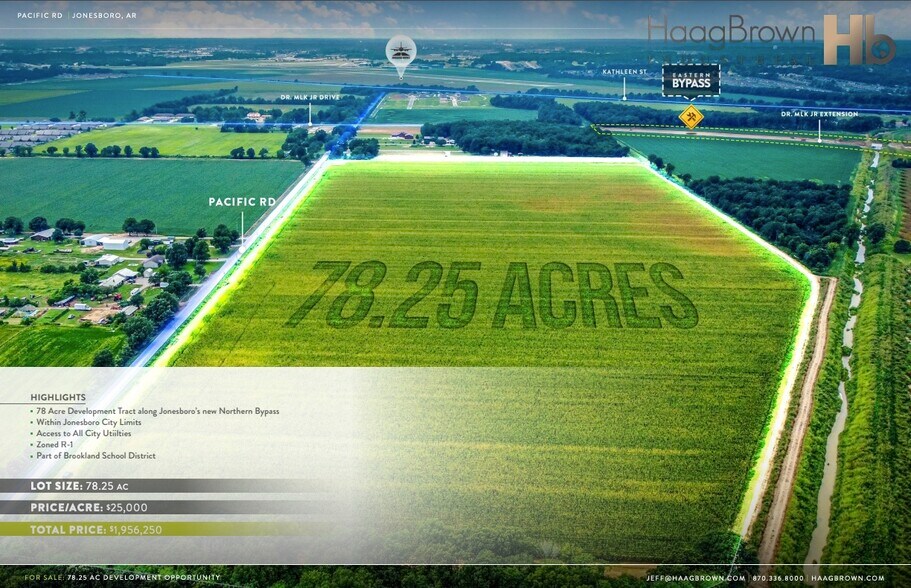 More Photos Of Pacific, Jonesboro Land For Sale