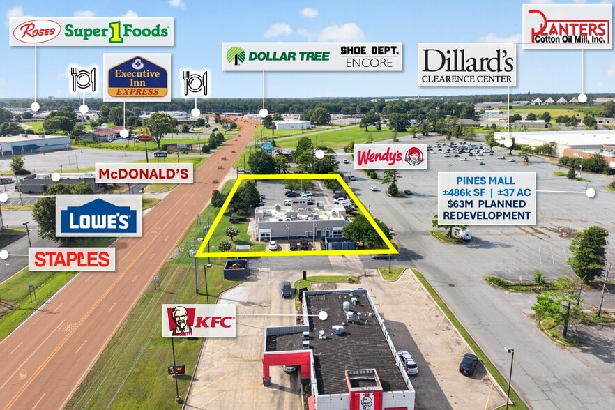 More Photos Of 3000 Pines Mall Dr, Pine Bluff Restaurant For Sale