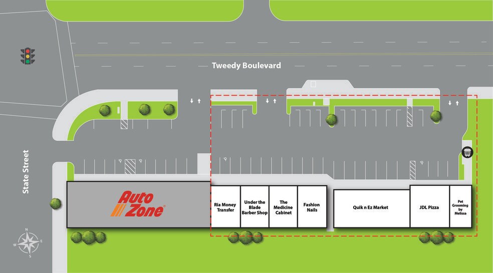 More Photos Of 3280 Tweedy Blvd, Lynwood General Retail For Sale