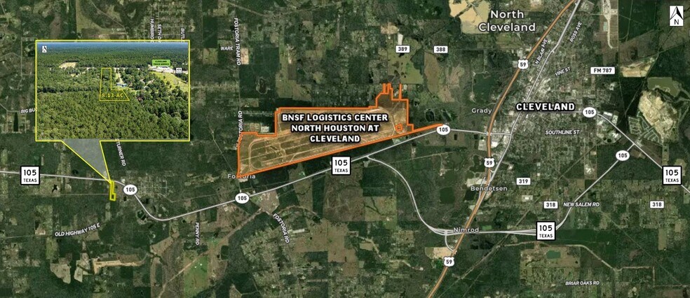 More Photos Of 23132 Hwy 105, Cleveland Land For Sale