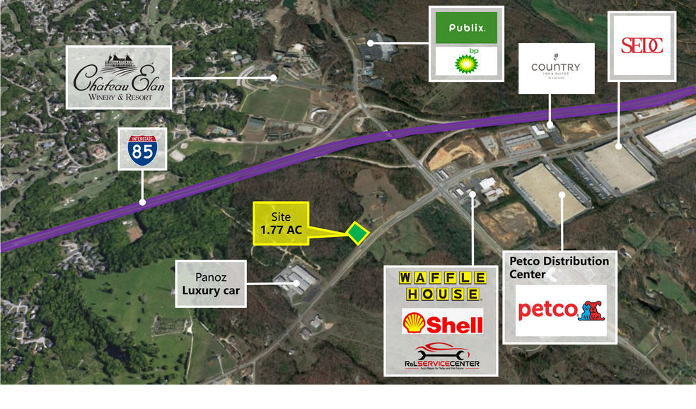 Primary Photo Of 1051 Highway 124, Braselton Land For Sale