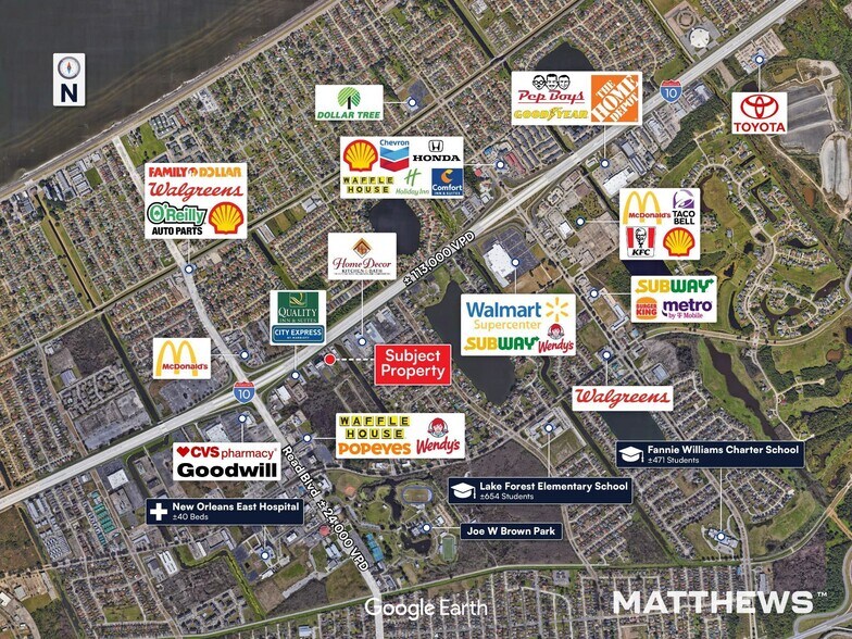 More Photos Of 10150 I-10 Service Rd, New Orleans Freestanding For Sale