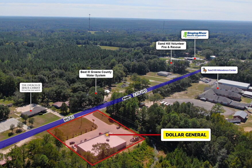 More Photos Of 39603 MS-63, Richton Convenience Store For Sale